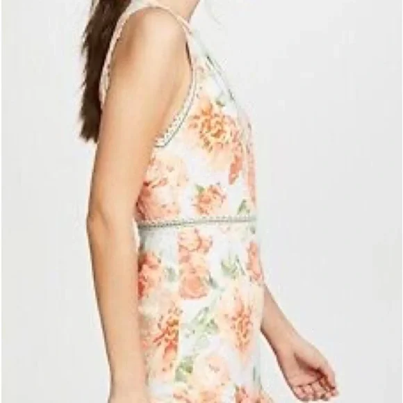 NWT Alice & Oliva V Neck Floral Sleeveless  Dress Size 4 - Picture 3 of 8